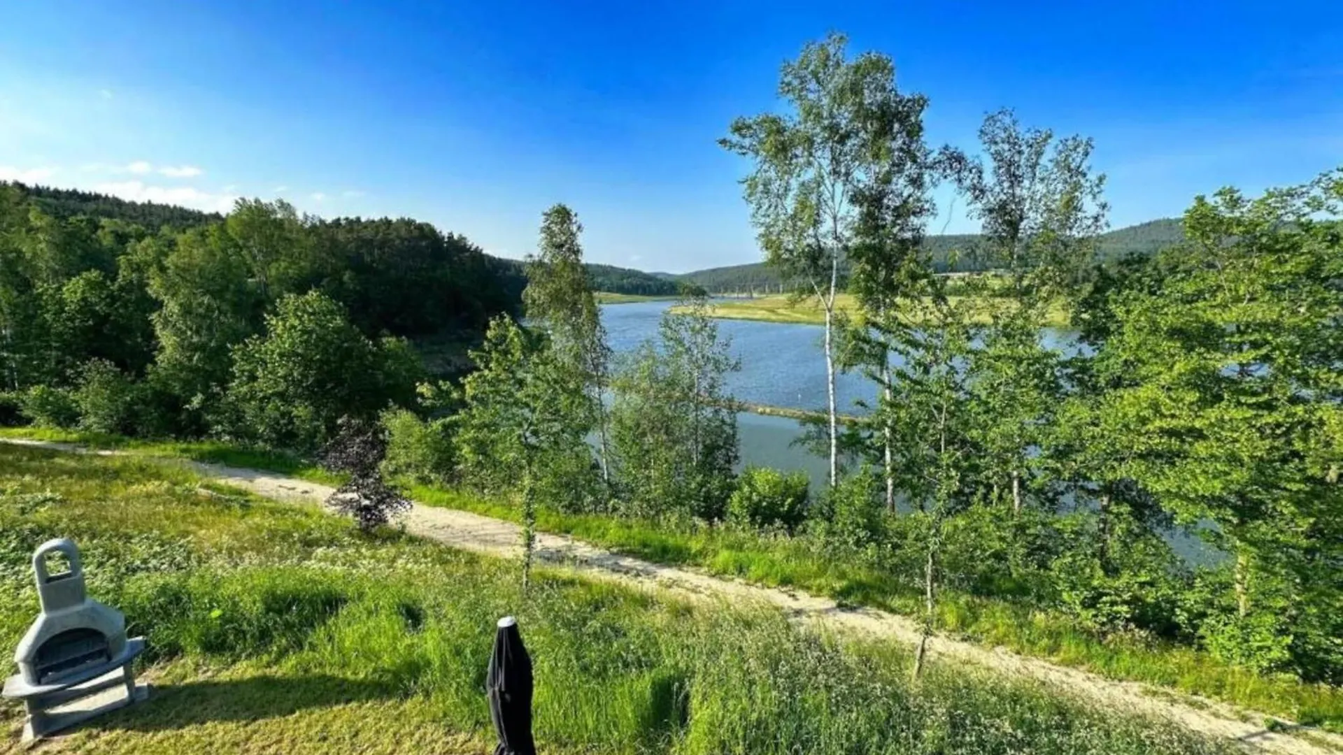 Dom wakacyjny Mobile Home With Lake View Neunburg vorm Wald Niemcy